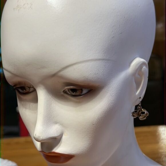 Adorable Silver-Tone Hanging Cats - Excellent Preowned Condition - Picture 5 of 9